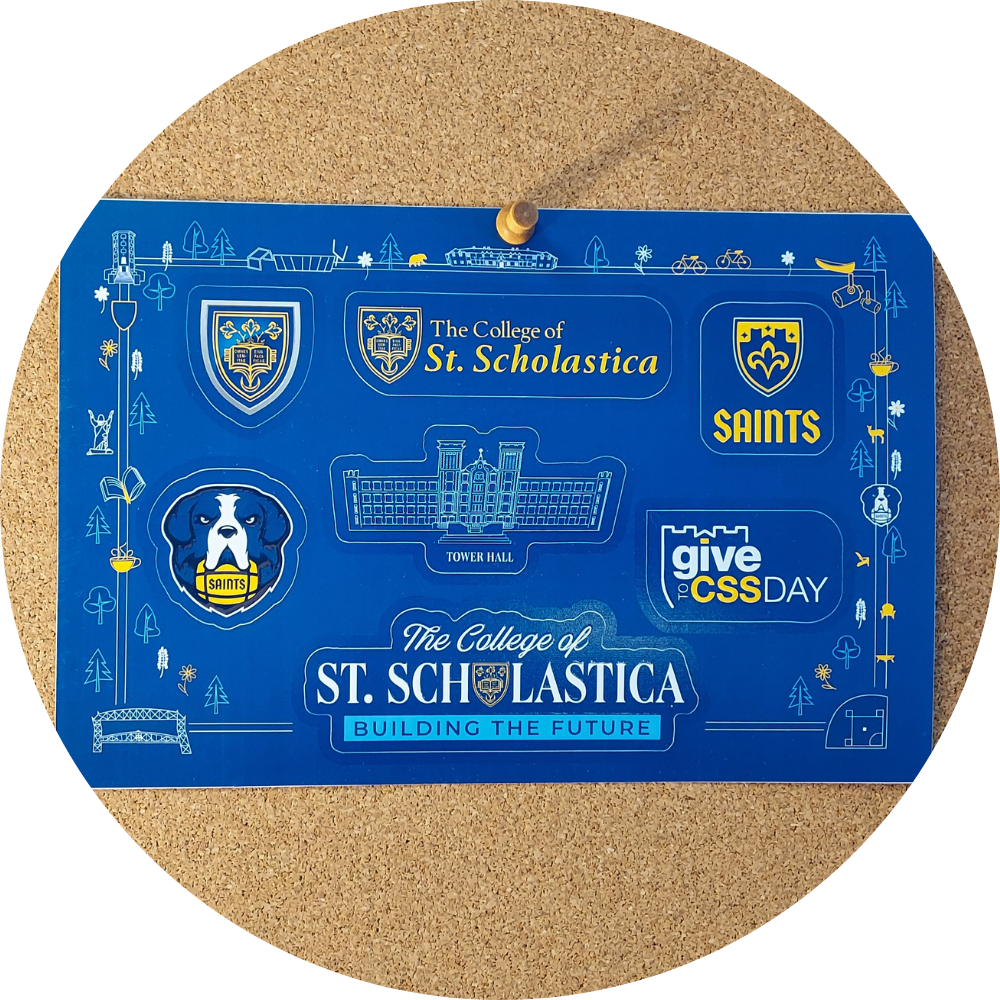 St. Scholastica Sticker